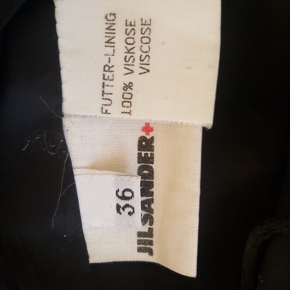 Vintage JIL SANDER+ Black Wool Pencil Skirt – EU 36 / US 4 - Picture 16 of 16